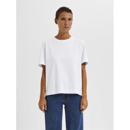 Tee-shirt droit - White