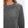 Pull col rond - Medium grey