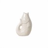 Petit Vase Poisson Blanc