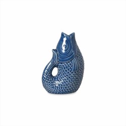 Petit Vase Poisson Bleu