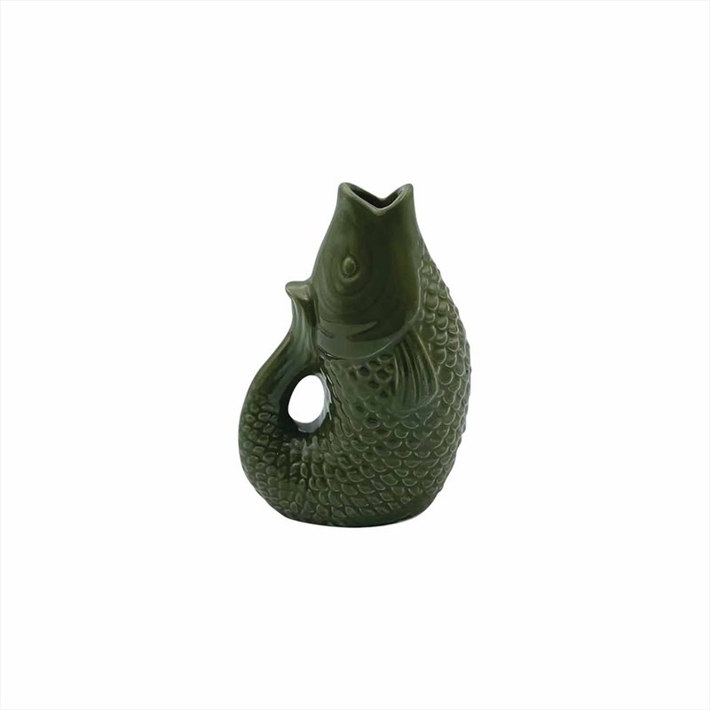 Petit Vase Poisson Kaki