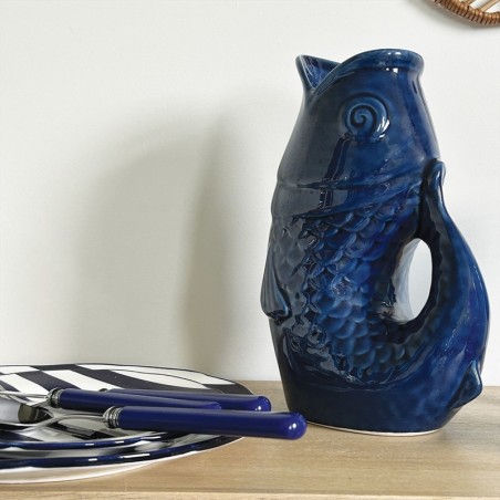 Vase Poisson   Bleu