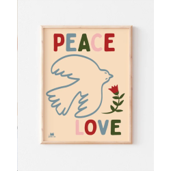 Affiche Peace and Love