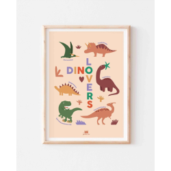 Affiche Les dinosaures