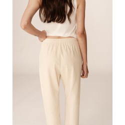 Pantalon Velours- Ecru