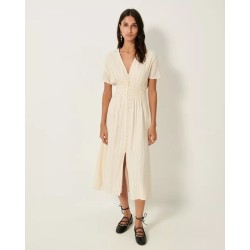 Robe mi-longue - Sandcream