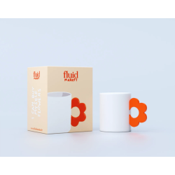 Mug Flower Orange