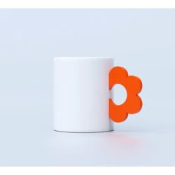 Mug Flower Orange