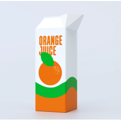 Vase Juice Orange