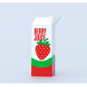 Vase Strawberry Juice