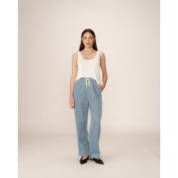 Pantalon Velours - Bleu