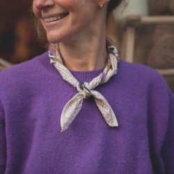 Petit foulard - Graou violet