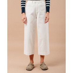 Pantalon 7/8 - Blanc