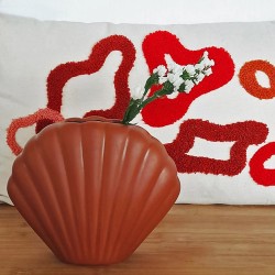 Vase Coquillage Petit - Terracotta