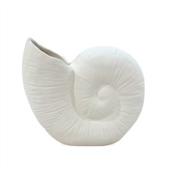 Vase coquillage - Blanc
