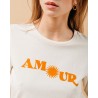 T-shirt "Amour" - Beige