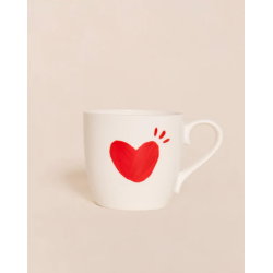 Le mug coeur rouge