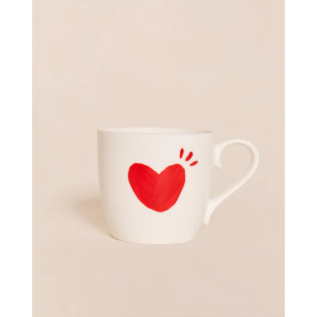 Le mug coeur rouge