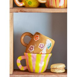 Tasse - Rose et Jaune