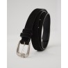 Ceinture en Daim - Noir