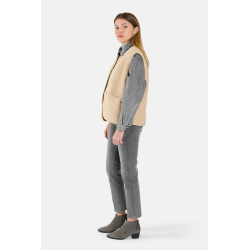 Veste sans manches - Beige