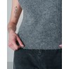 Pull sans manche - Gris