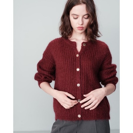 Cardigan - Bordeaux