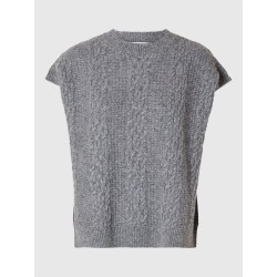 Pull sans manches - Gris