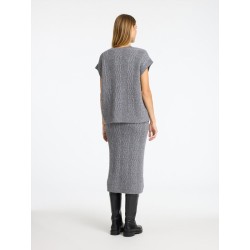 Pull sans manches - Gris