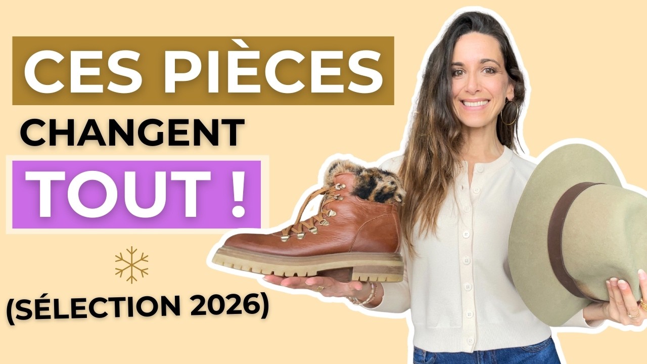 Sélection chaussures et accessoires hiver 2026 : 7 indispensables dont tu as besoin